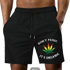 Black Weed Holographic Shorts